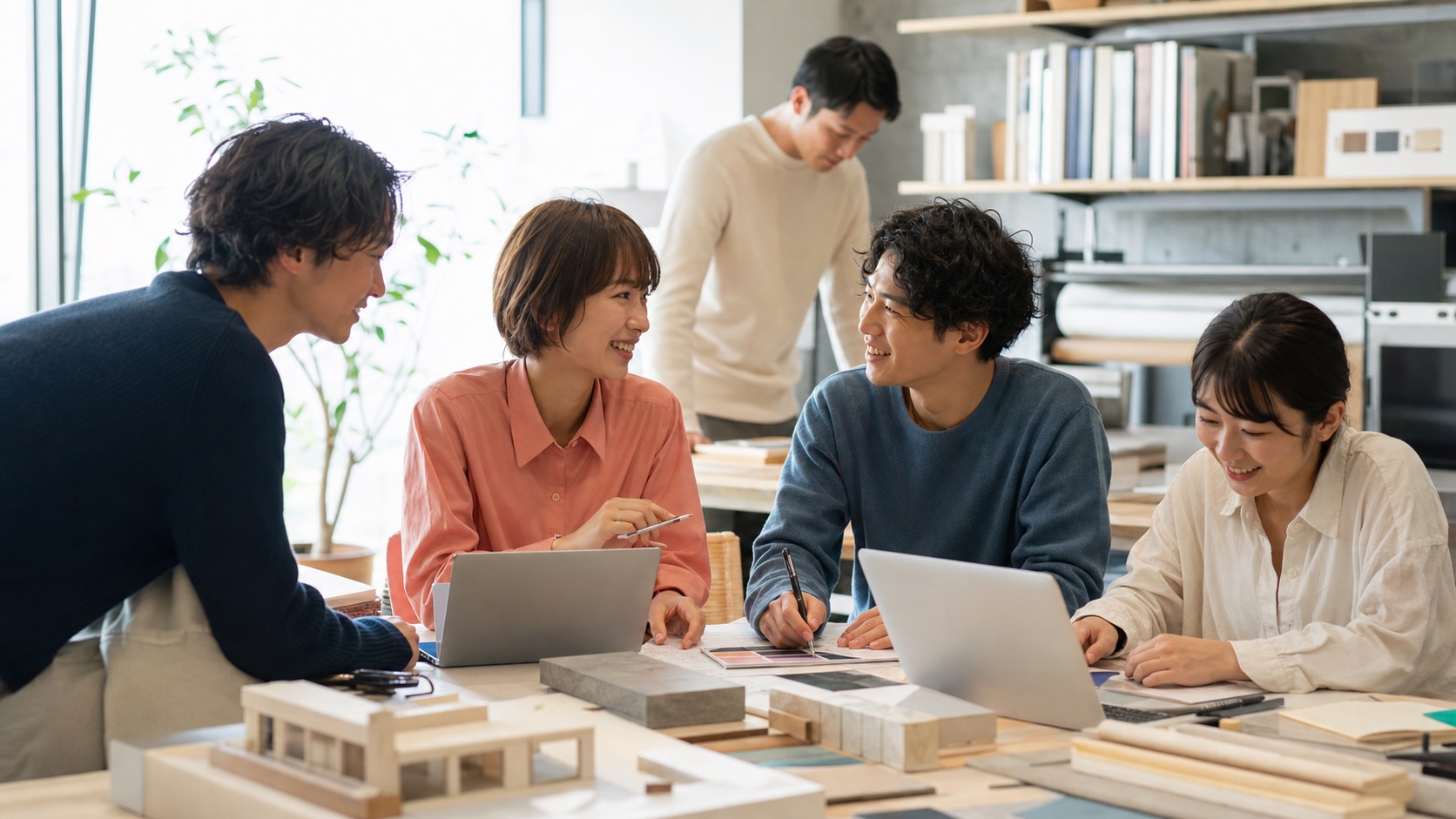 チームが協働する様子