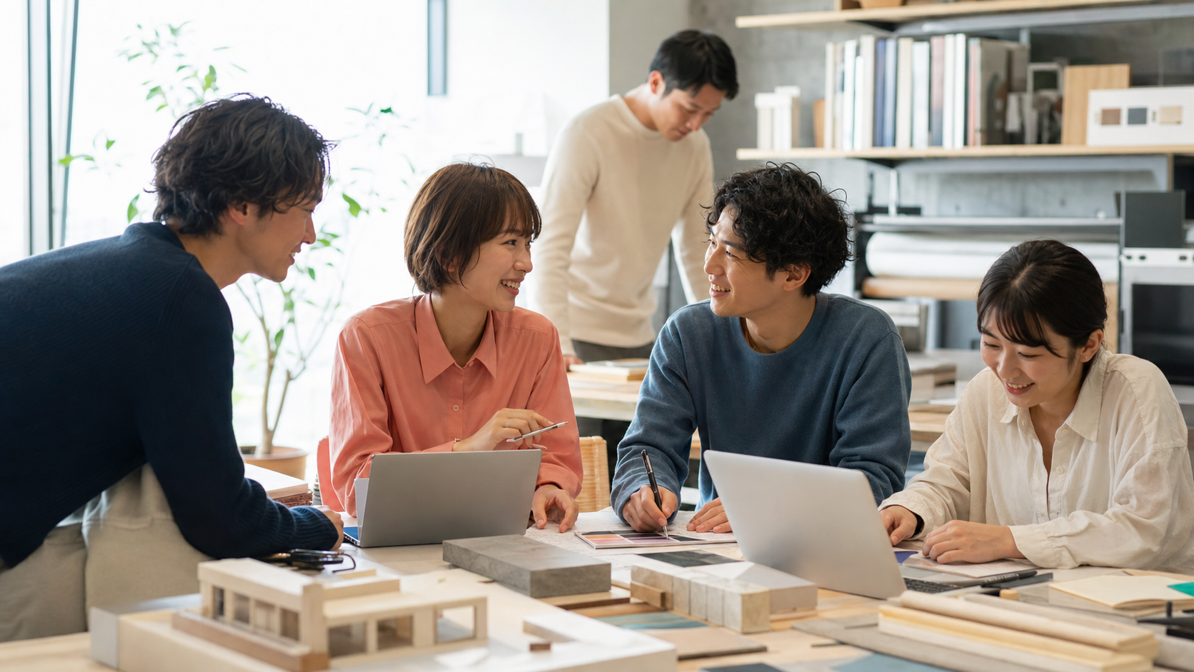 チームが協働する様子